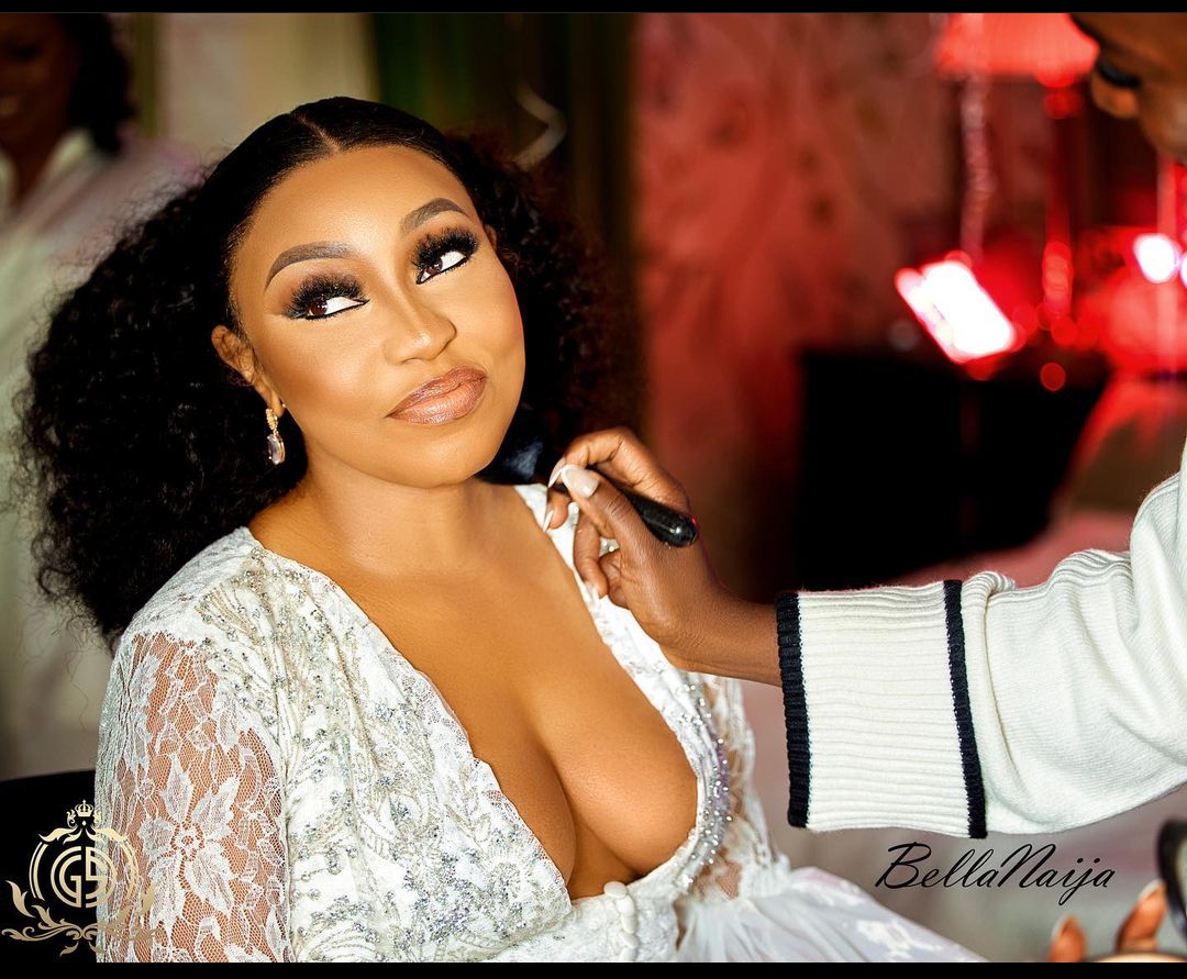 Faces at the wedding of Rita Dominic and Daily Times Publisher, Anosike