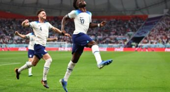 “I’m so happy” – Saka reacts to World Cup double against Iran