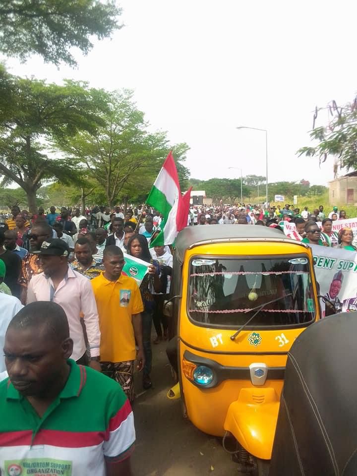 MINDA youths stage solidarity march for Gov Ortom