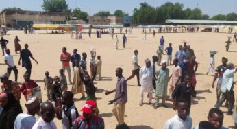 BREAKING: Atiku attacked in Borno (Video)