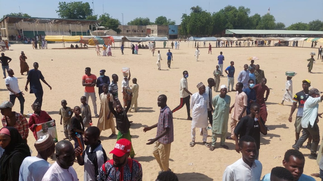 BREAKING: Atiku attacked in Borno (Video)