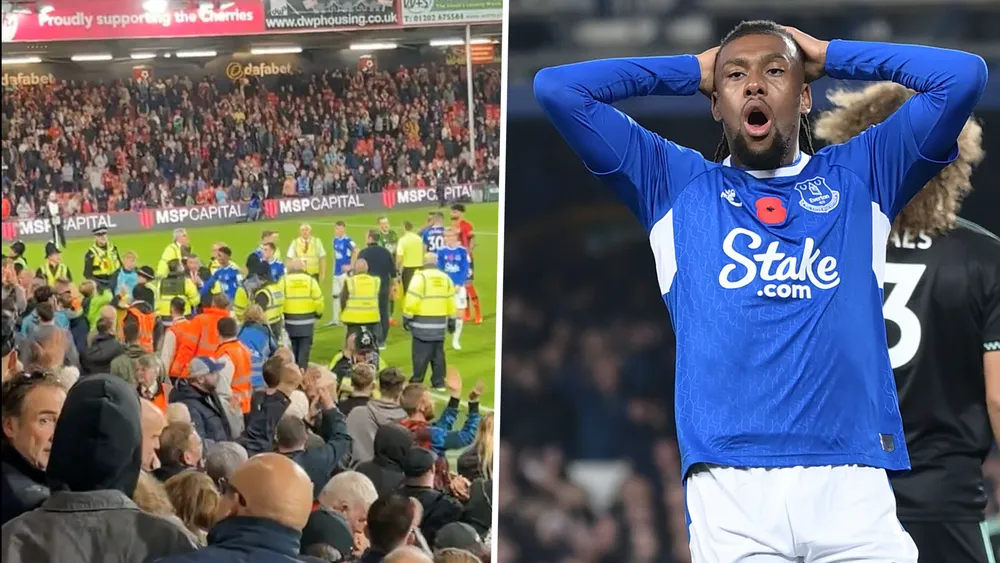 Everton fans disgrace Alex Iwobi (Video)