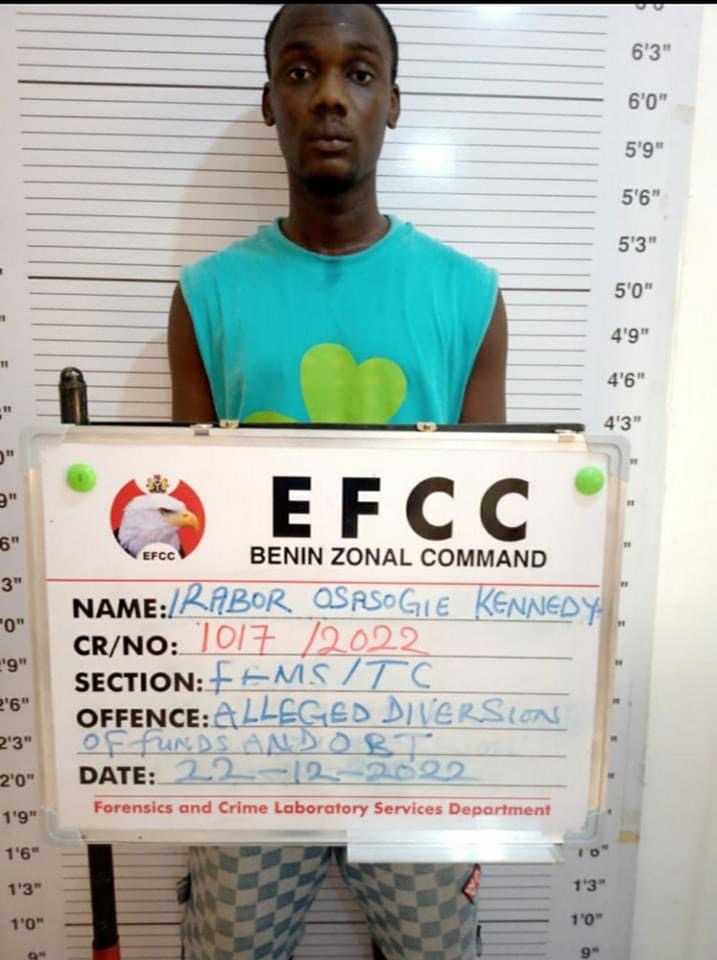 EFCC arrest 21-year-old over alleged €17,000 fraud