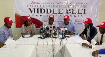 Middle Belt youth Forum endorses southern presidency, re-elect Kuanum as National President