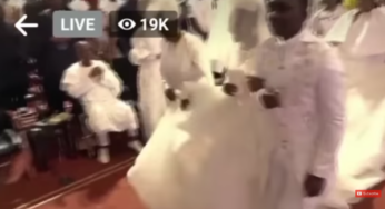 Dr Paul Enenche leads his daughter Deborah Enenche to the altar (Video)