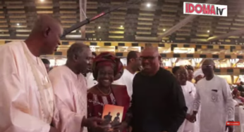 Peter Obi at the wedding of Deborah and Sam Hawthorn Uloko at Dunamis Glory Dome