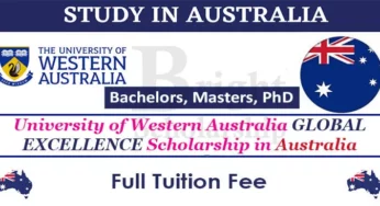 University of Western Australia Scholarship 2023/2024