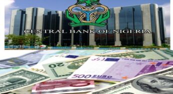 CBN official Naira to Foreign Exchange rates today, 7 August 2023