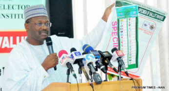 INEC Chairman Yakubu, Commissioners meet as rer-run rumours thicken