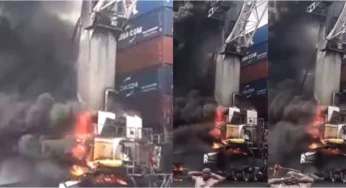 Fire outbreak at Lagos Port, millions of naira destroyed