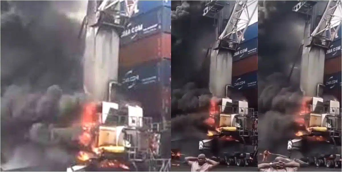 Fire outbreak at Lagos Port, millions of naira destroyed