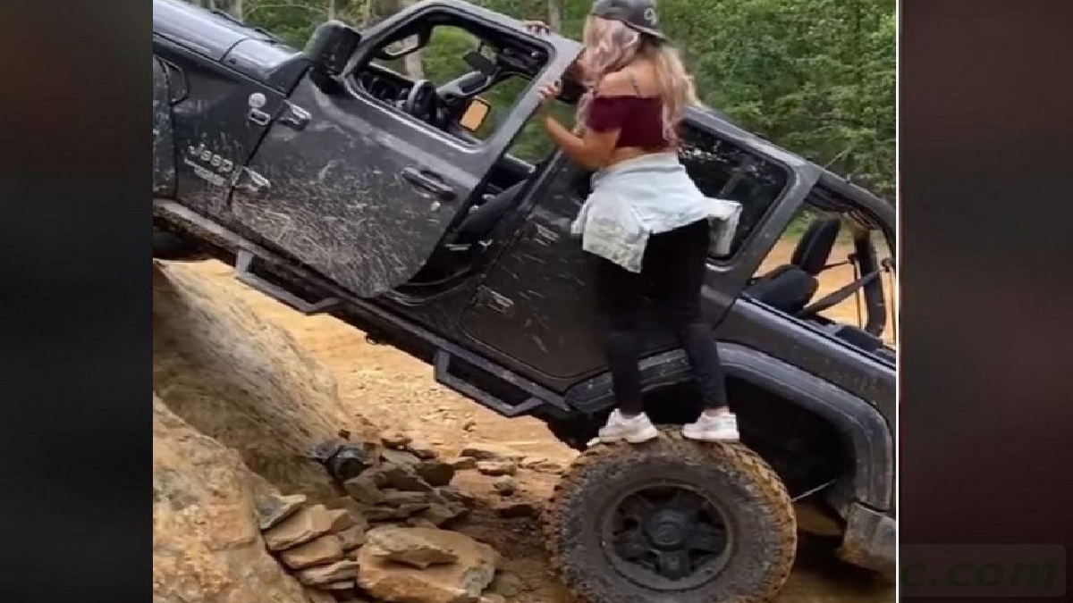 Jeep Wrangler girl video goes viral on Tiktok, sparks controversy