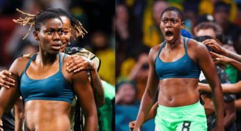 WWC 2023: Asisat Oshoala’s father angry with daughter for pulling off shirt