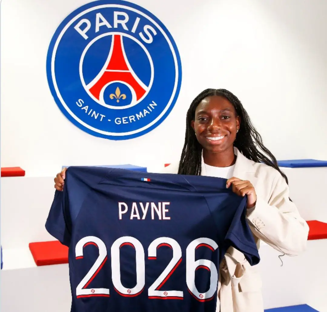 Super Falcons’ Nicole Payne joins PSG on three-year deal