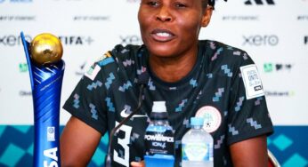 Super Falcons’ Ohale named player of the match against Australia