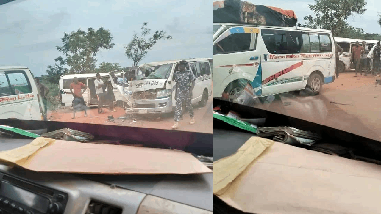 Benue Links bus involved in terrible accident along Otukpo road [PHOTOS]