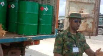 Nigerian Army seizes truck loaded with adulterated diesel in Rivers