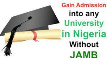 How to secure admission into the university without jamb