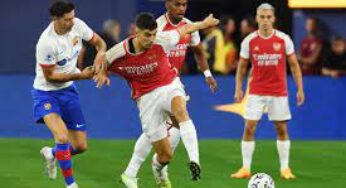 Arsenal defeat Barcelona 5-3 in pre-season