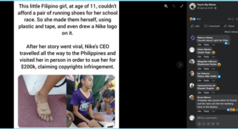 Did Nike sue 11-year-old Filipino girl over DIY shoes? What really happened