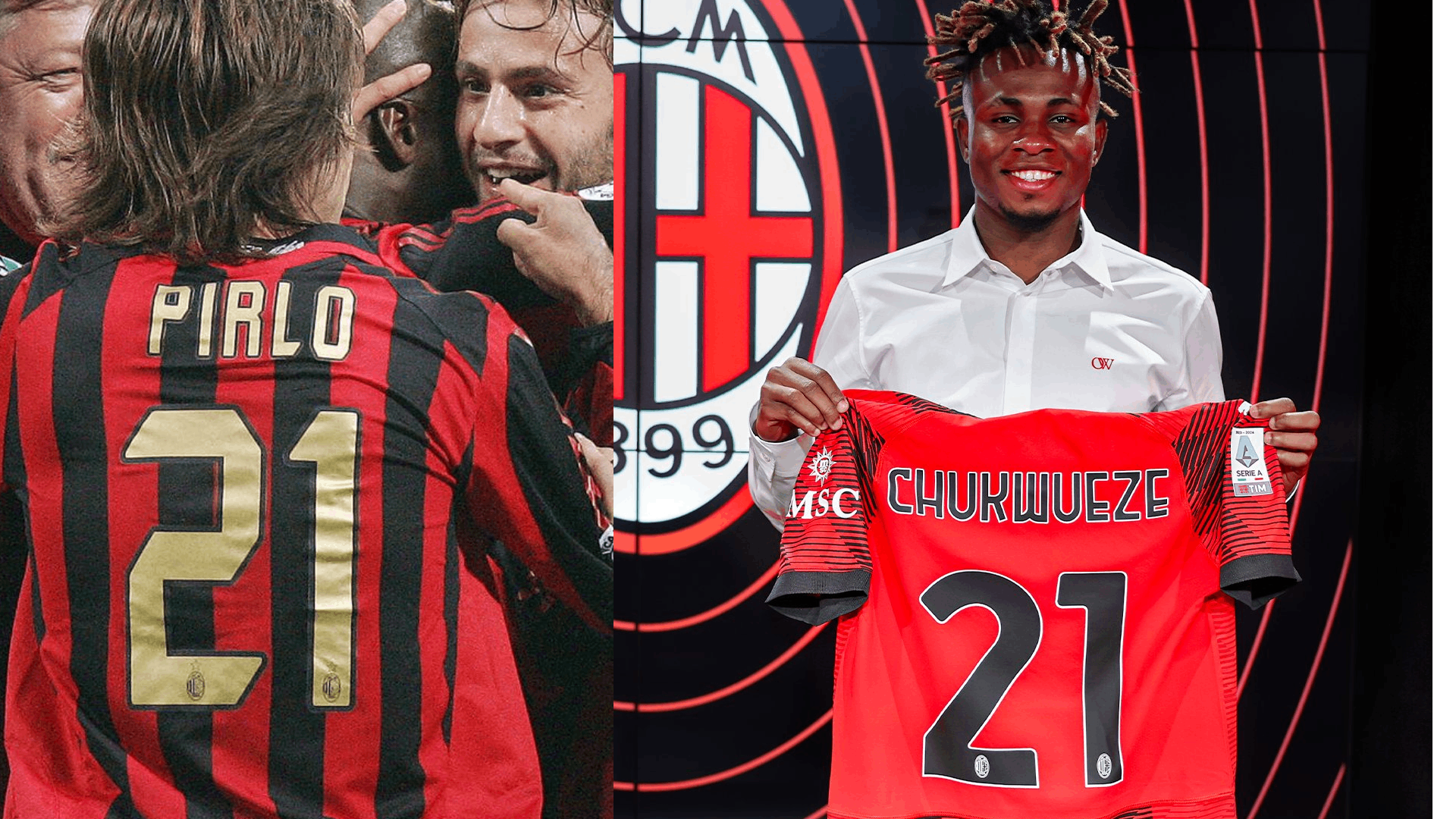 Chukwueze to follow in footsteps of AC Milan greats like Pirlo, Inzaghi