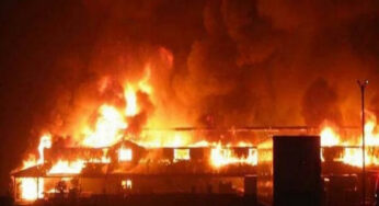 Fire destroys shopping complex in Ilorin