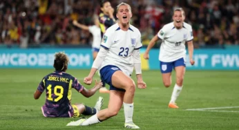 2023 WWC: England beat Colombia 2-1, reach semi-finals
