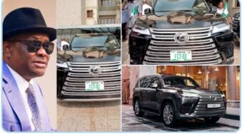 Wike assumes office in multi-million naira SUV labelled ‘FCT-01’