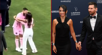 Drama as Messi’s wife mistakenly hugs another Inter Miami player