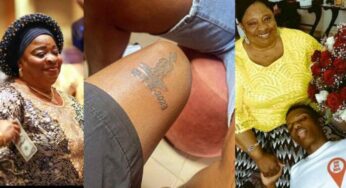 Die-hard WizKid fan immortalizes late mother with Tattoo tribute