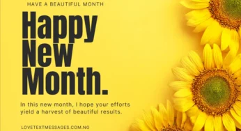 Happy New Month Wishes for Loved ones