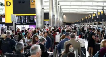 Passengers stranded at Heathrow Airport as UK closes airspace