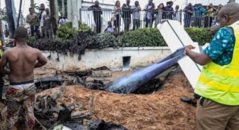 NEMA rescues two crew members from helicopter crash in Lagos