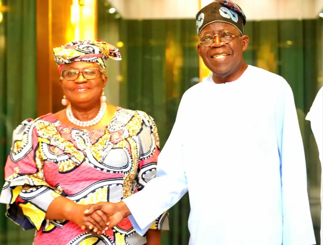 Ngozi Okonjo-Iweala backs Tinubu, says he loves Nigeria