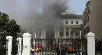 Fire engulfs South African five-story building, over 70 dead