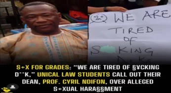 Protest hits UNICAL as female students accuse Prof Ndifon of sexual harassment