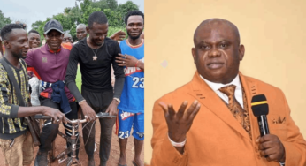 Another Benue son, Tor Solomon hits road on bicycle to meet OPM’s Pastor Chibuzor