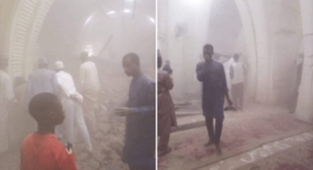 Scores feared dead as Zaria Central Mosque collapses on worshipers (PHOTOS)