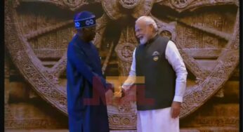 India Prime Minister, Modi welcomes Tinubu to G-20 Summit