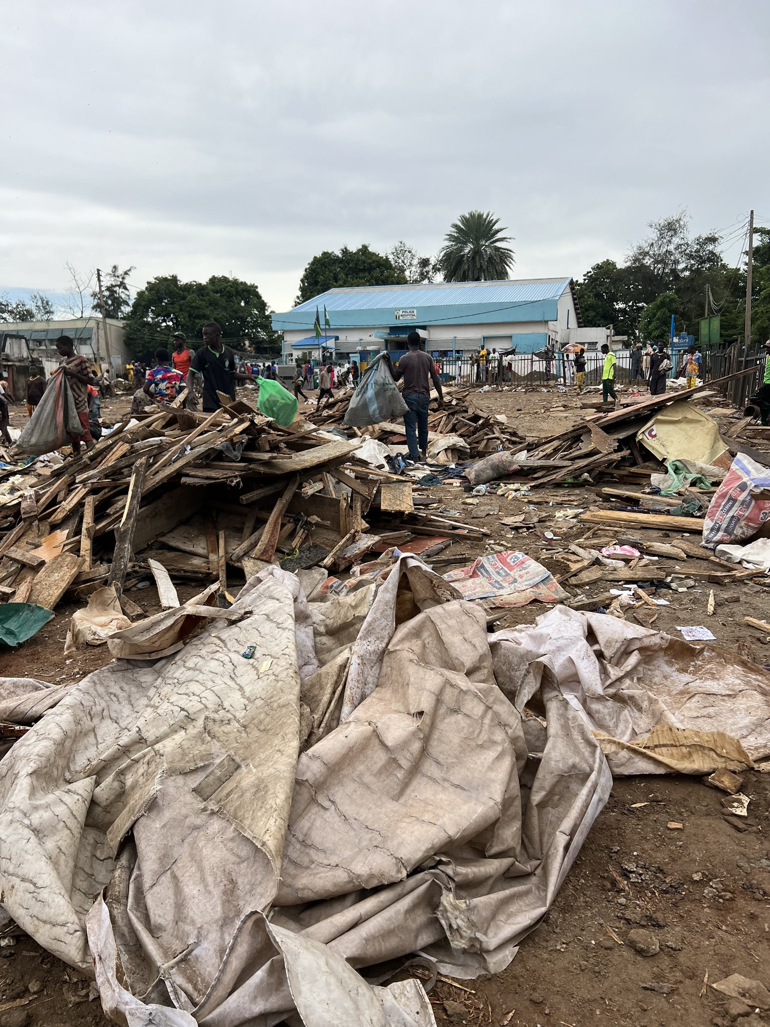 Wike demolishes popular kilishi market in Area 1, Abuja