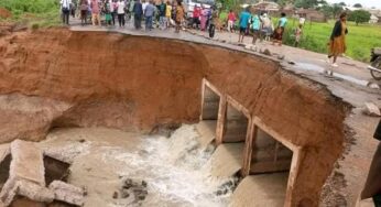 Benue: Motorists stranded as bridge collapses on Gboko highway