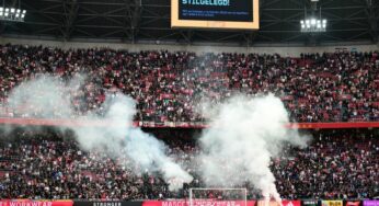 Ajax vs Feyenoord match suspended as fireworks disrupt play