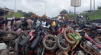 Abuja’s crackdown: Again, FCTA crushes 470 motorcycles for illegal operation