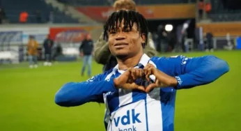 Gift Orban returns to training with KAA Gent after injury