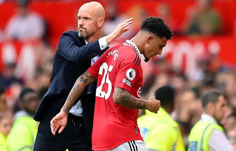 EPL: Jadon Sancho banned from Manchester United first-team training