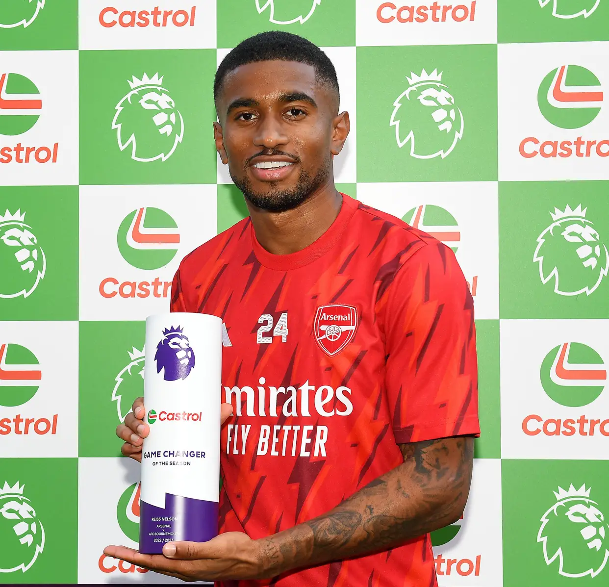 Reiss Nelson named 2022/23 EPL’s Gamechanger of the season