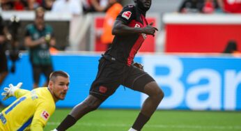 Bundesliga: Boniface strikes double as Bayer Leverkusen thrash Darmstadt