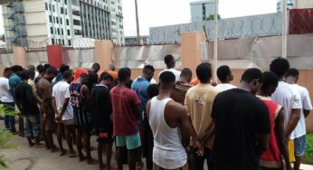 EFCC arrests 48 suspected internet fraudsters in Asaba