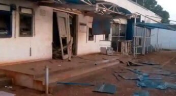 Zenith Bank, UBA, Access, Stanbic IBTC shattered by robbers in Otukpo [PHOTOS]