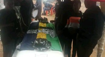 Photos from burial of Emmanuella Ankyov, victim of Otukpo bank robbery